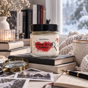 Crime Series Forever – gyertya a vérbeli krimirajongóknak (35-40 óra égési idő!)